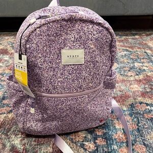 STATE Lavender Speckled Backpack